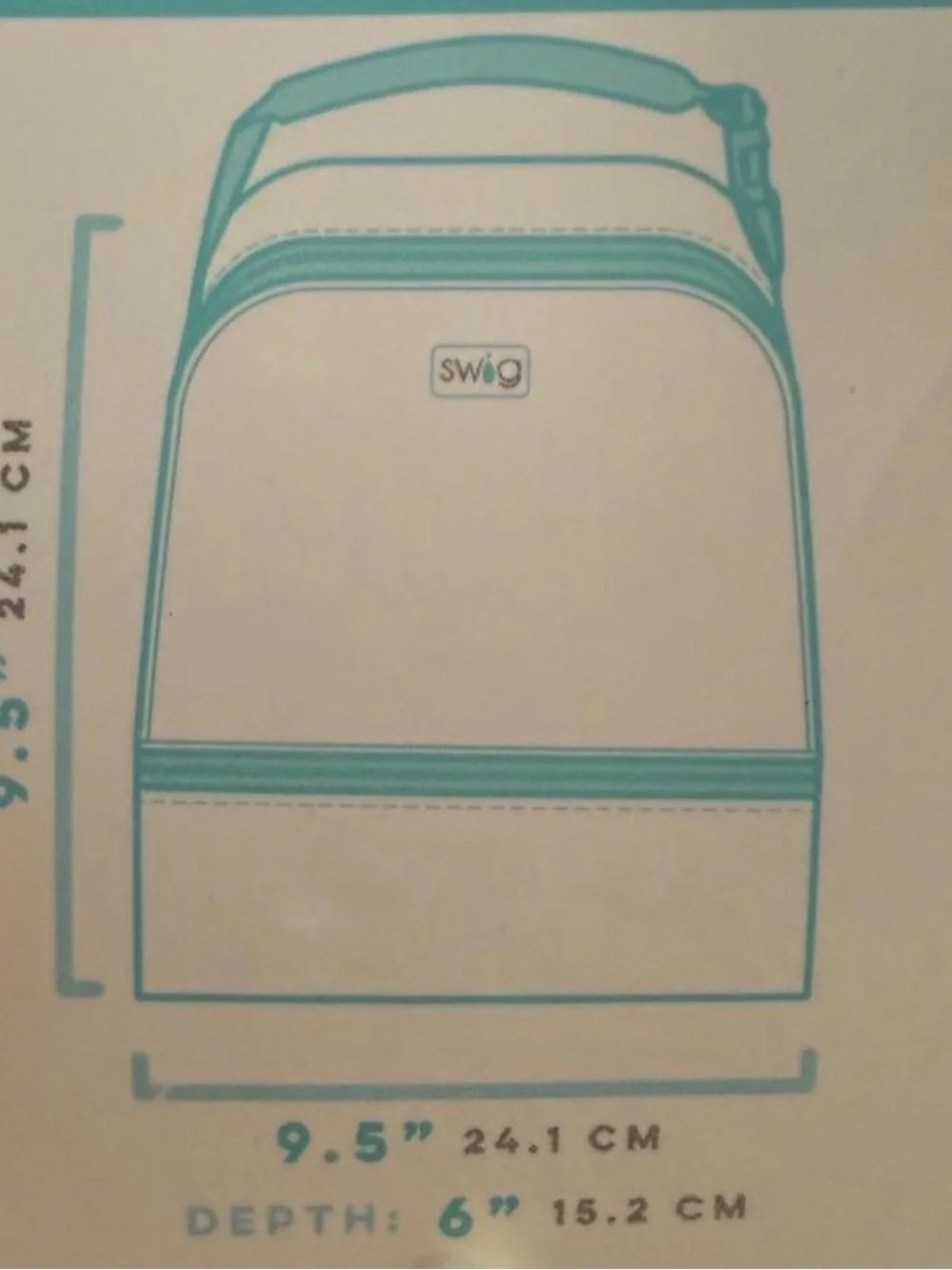 Swig Life Zöppi Floral Black Insulated Lunch Bag